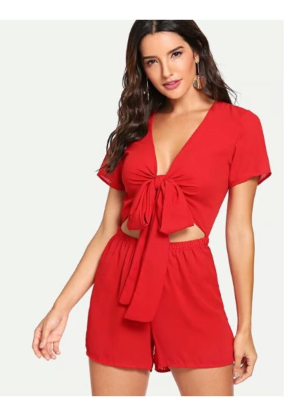 Princess Polly Red Romper